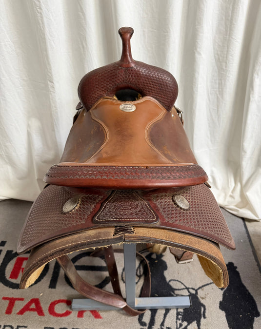 Used Billy Cook Classic Pro Cutter Saddle 16"