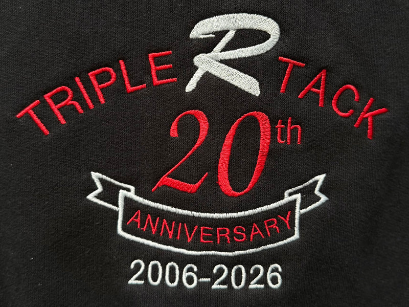 Load image into Gallery viewer, Triple R Tack 20th Anniversary Hoodie - Black

