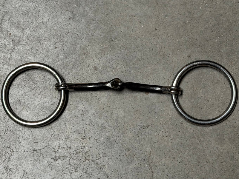 Load image into Gallery viewer, Used Reinsman O-Ring Heavy Loose Ring Smooth Snaffle Bit #100
