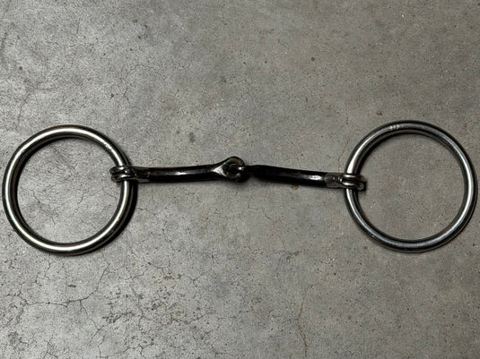 Used Reinsman O-Ring Heavy Loose Ring Smooth Snaffle Bit
