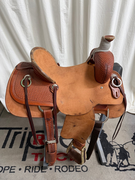 Used (NEW) SRS Team Roper Saddle 15