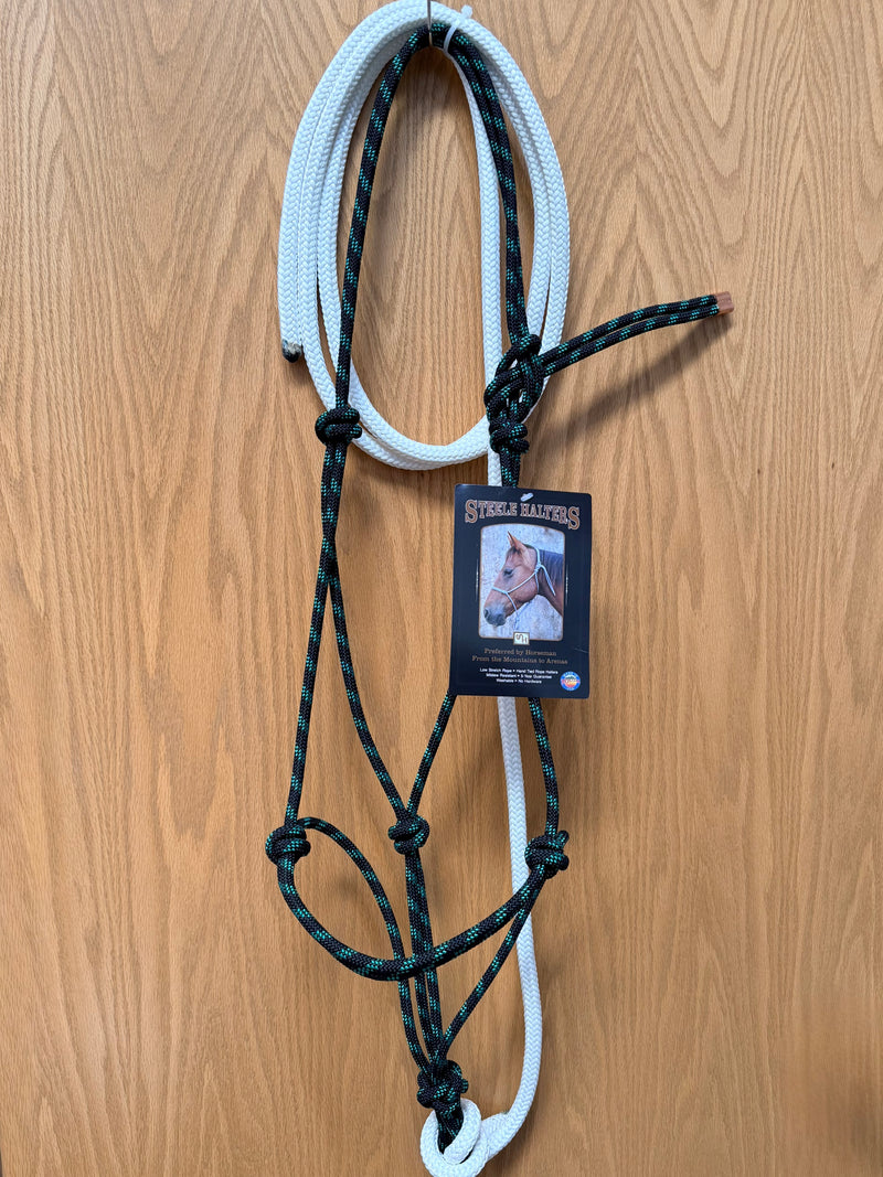 Load image into Gallery viewer, Steele Rope Halter with 10' Lead - Draft
