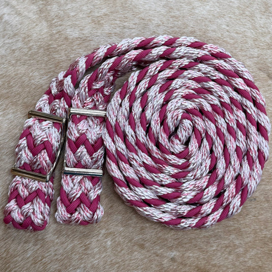 Gale Beebe 9 Plait Flat Braided Barrel Reins