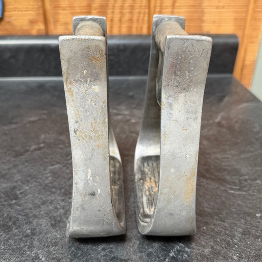 Used Rubber Tread Aluminum Stirrups