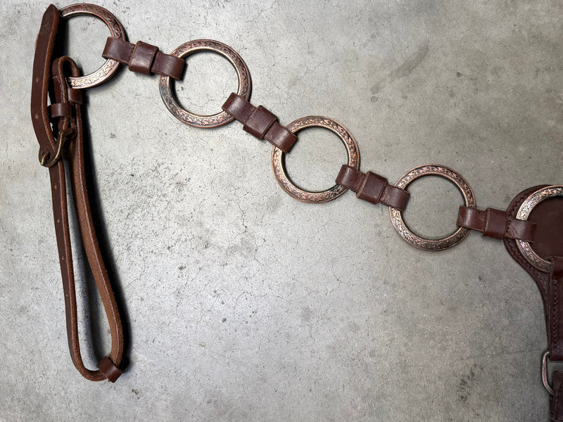 Load image into Gallery viewer, Used Copper Rings Breast Collar

