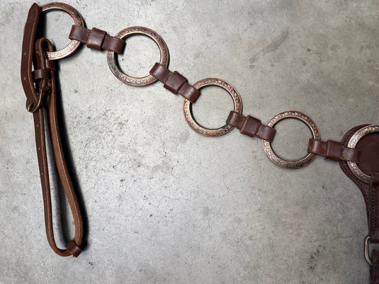 Used Copper Rings Breast Collar