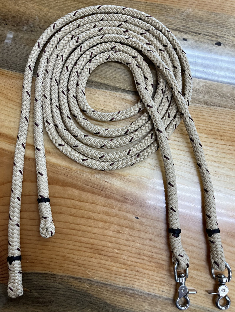 Load image into Gallery viewer, Brute Split Reins 3/8" X 8'
