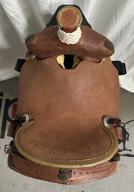 Triple R Kid Modified Association Rancher Saddle 12"