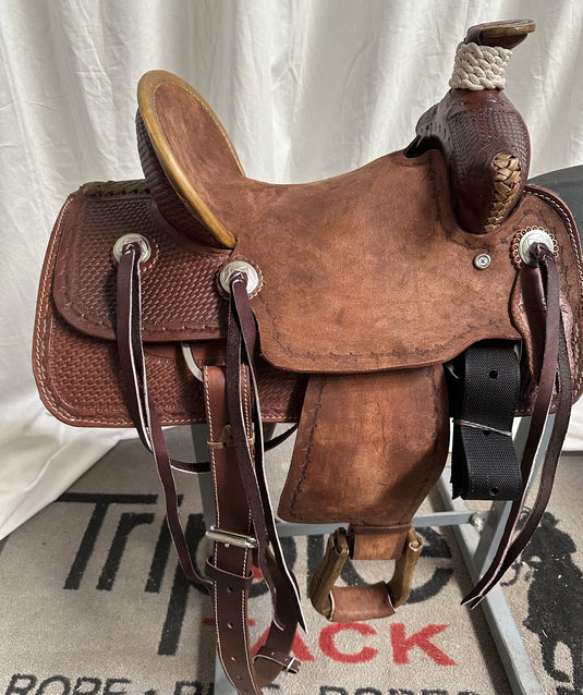 Triple R Kid Modified Association Rancher Saddle 12"