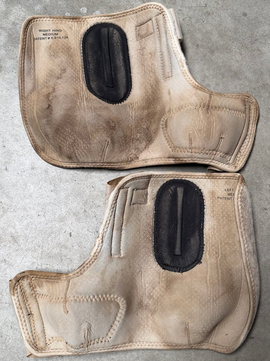 Used CE Legacy Protective Boots - White - Medium - Hind