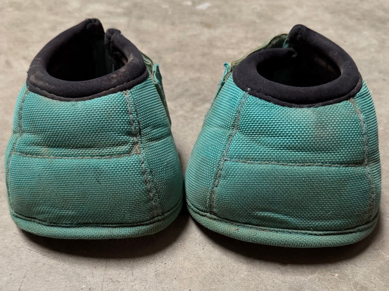 Load image into Gallery viewer, Used CE DyNo Turn Bell Boots - Aqua - Large
