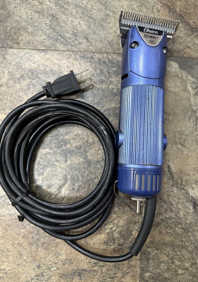 Load image into Gallery viewer, Used/Refurbished Oster Turbo A5 Double Speed Clipper - Blue
