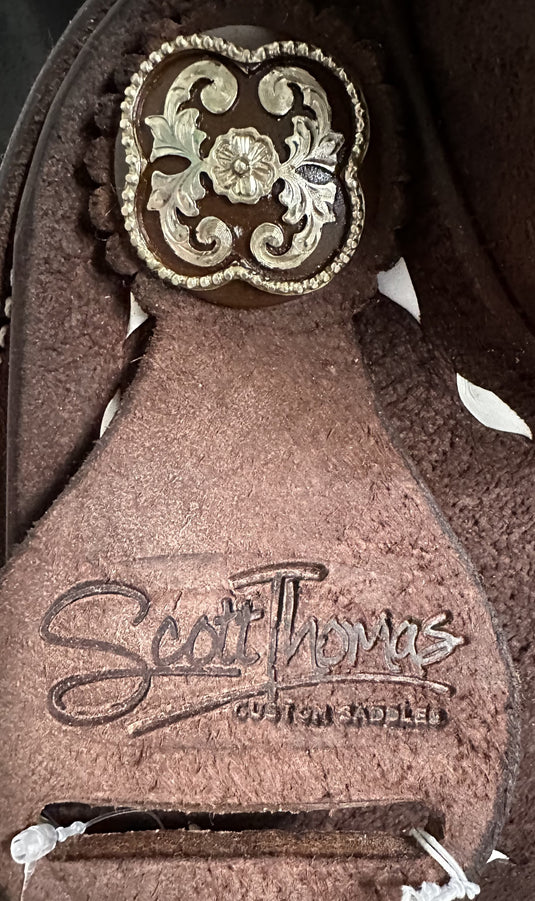 ST BR100 Barrel Saddle Chocolate 13"