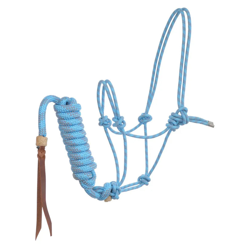 Load image into Gallery viewer, Diamond R Rope Halter with Lead - Yearling
