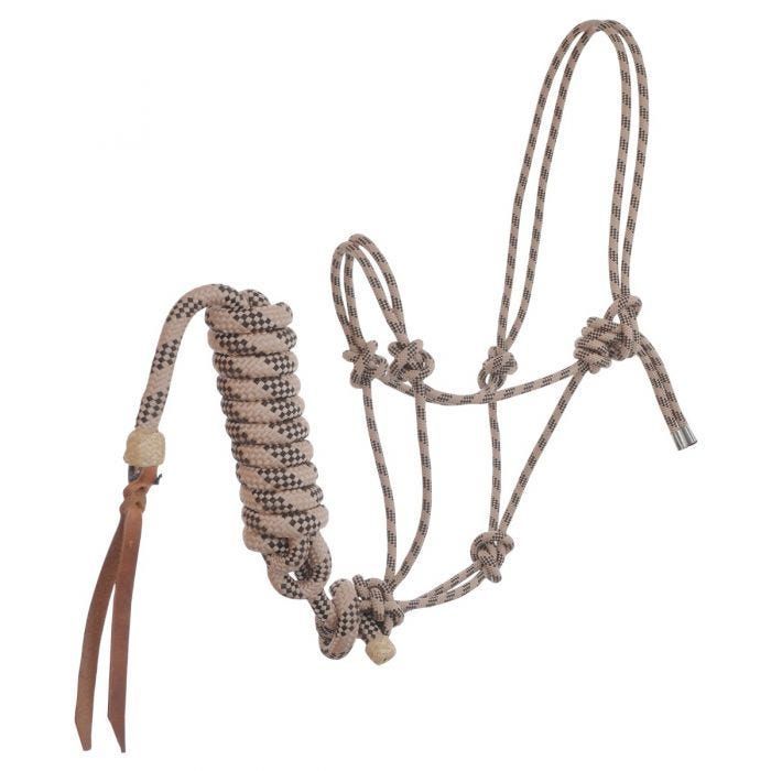 Load image into Gallery viewer, Diamond R Rope Halter with Lead - Yearling
