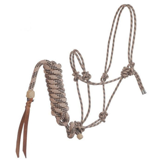 Diamond R Rope Halter with Lead - Yearling