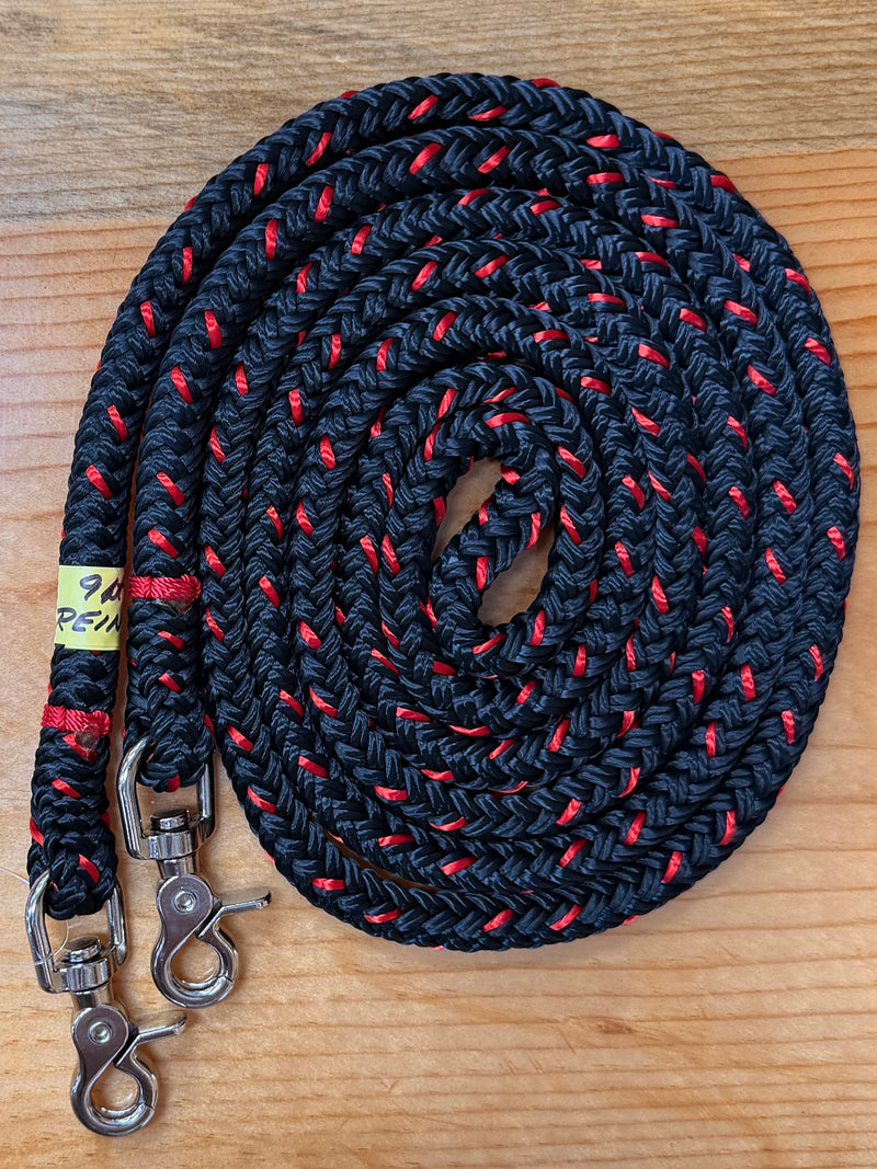 Load image into Gallery viewer, Brute Roping Rein 3/8" X 9'
