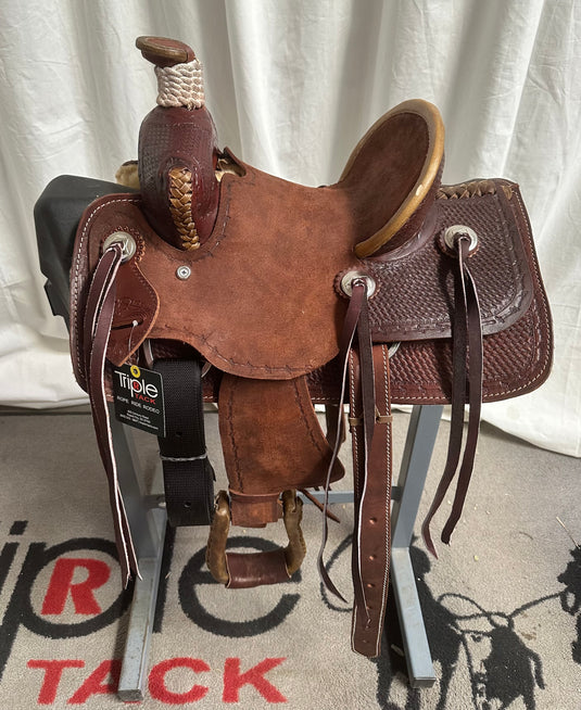 Triple R Kid Modified Association Rancher Saddle 10"