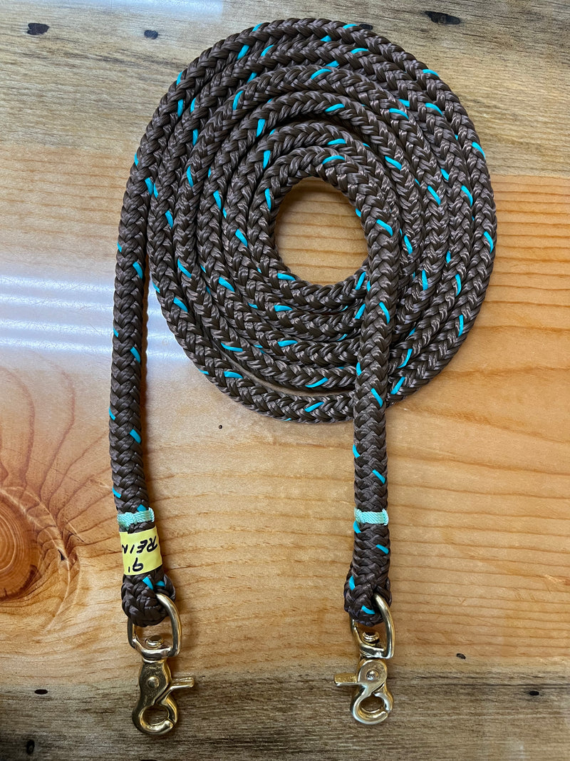 Load image into Gallery viewer, Brute Roping Rein 3/8" X 9'
