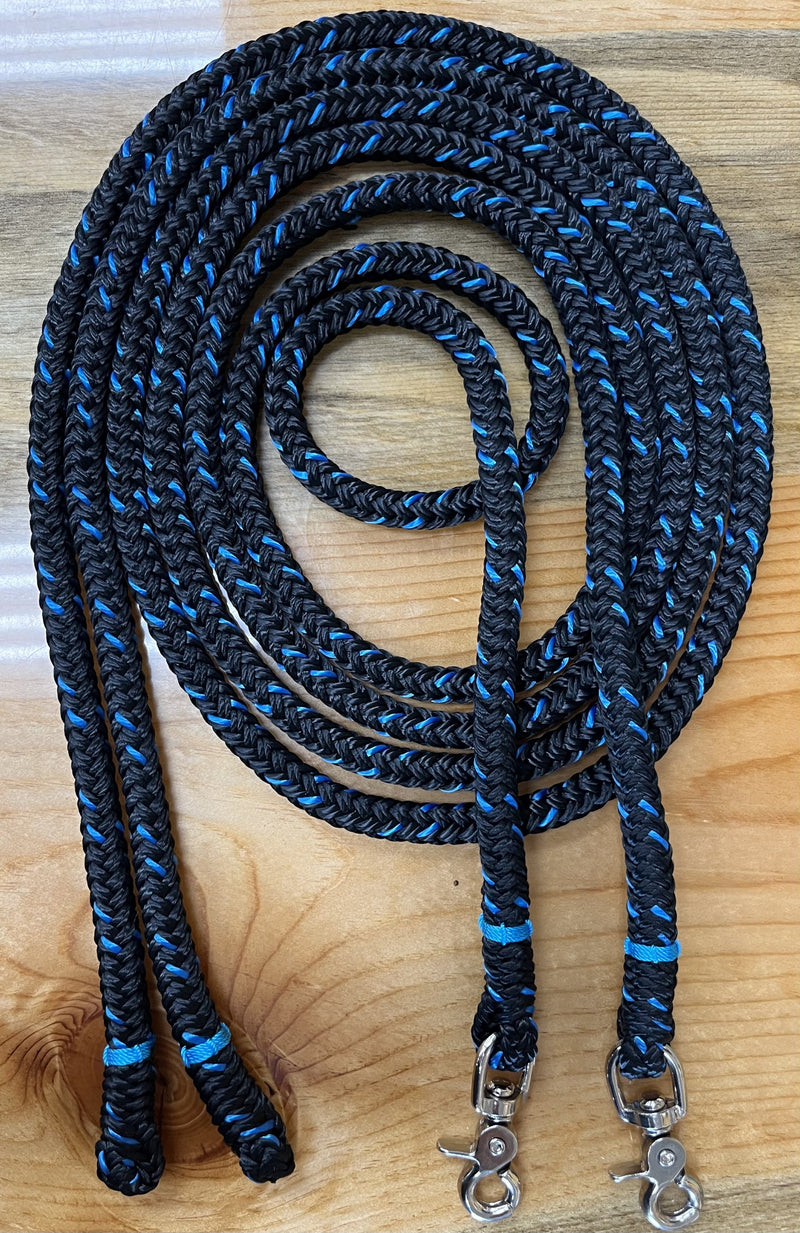 Load image into Gallery viewer, Brute Split Reins 3/8" X 9'
