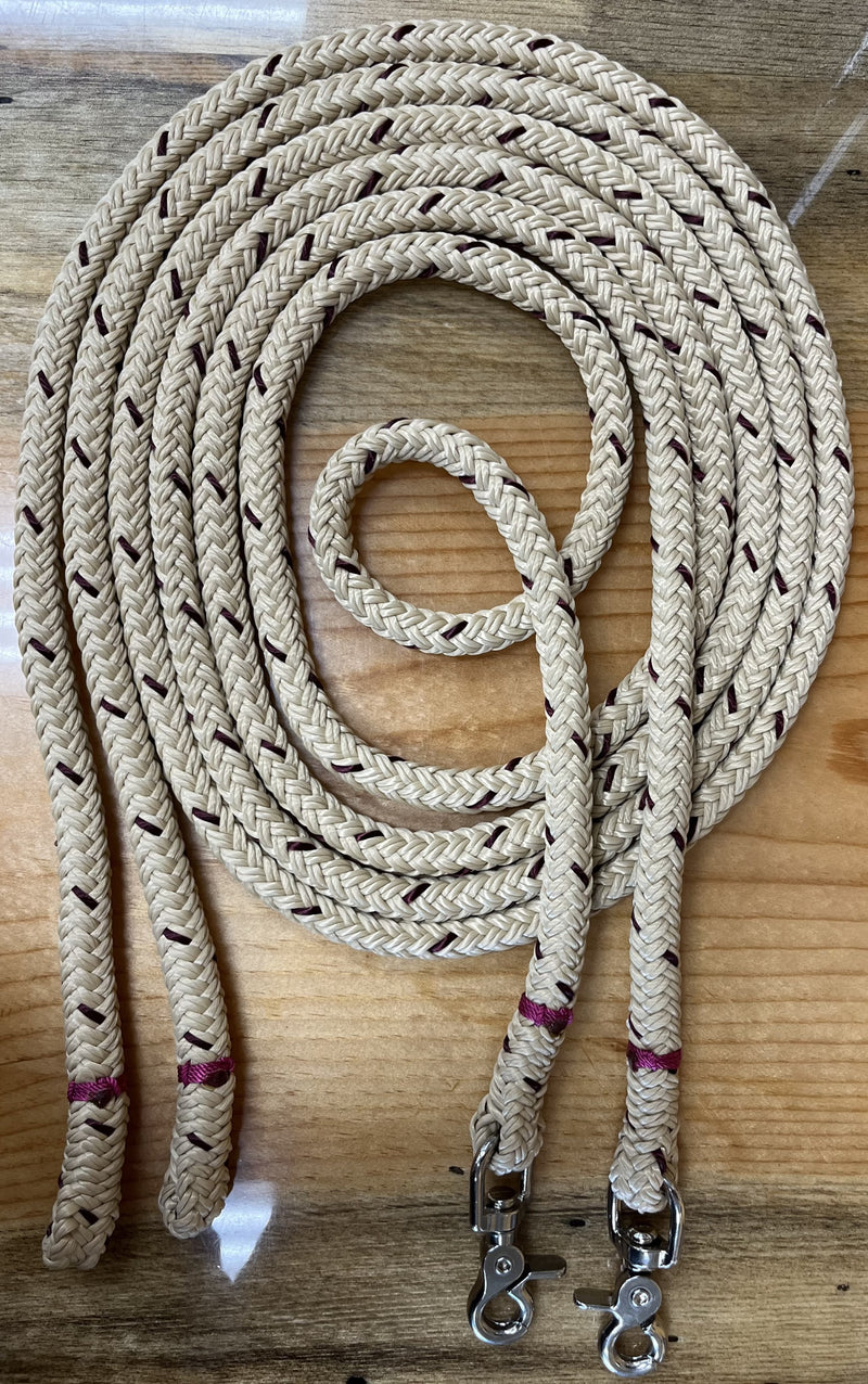 Load image into Gallery viewer, Brute Split Reins 3/8" X 9'
