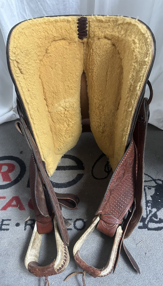 Used Martin 7/8 Combo Team Roper Saddle 14.5"