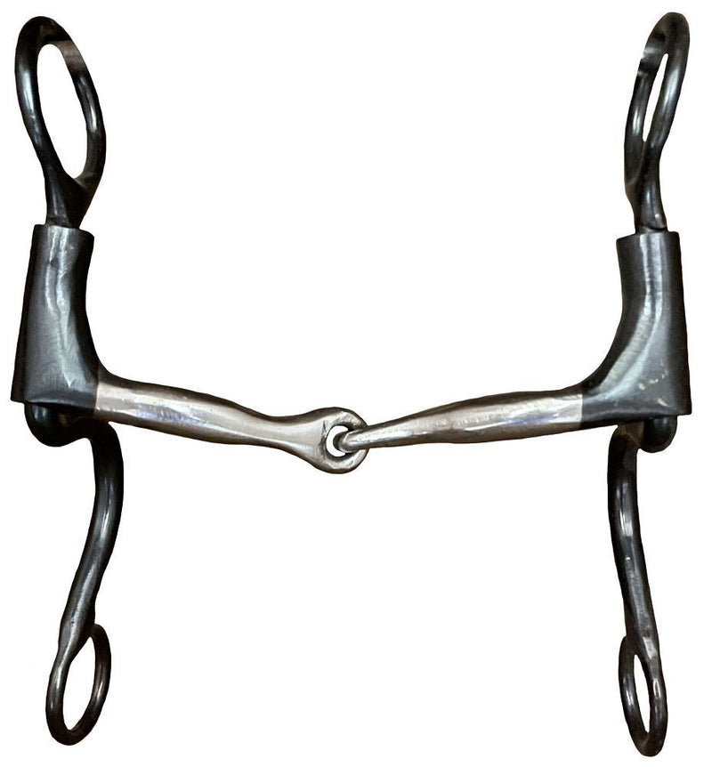Load image into Gallery viewer, Dutton Short S Calvary Shank Smooth Snaffle Bit

