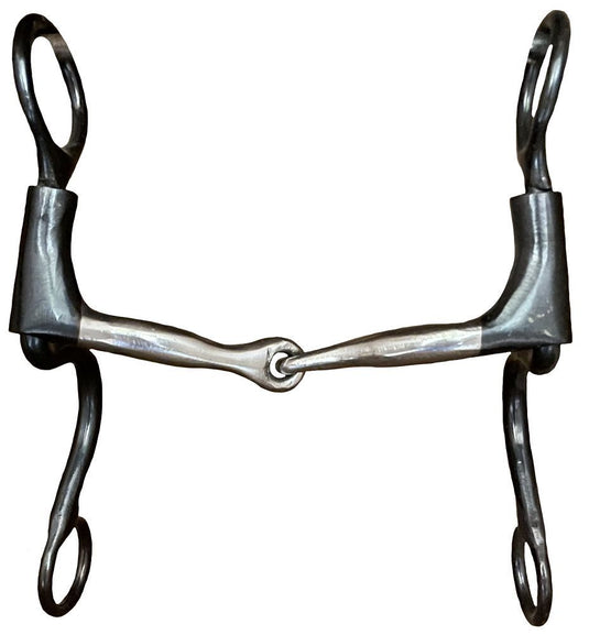 Dutton Short S Calvary Shank Smooth Snaffle Bit