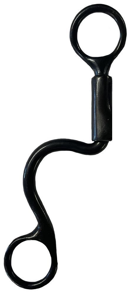 Load image into Gallery viewer, Dutton Short S Calvary Shank Twisted Copper Wire Bit

