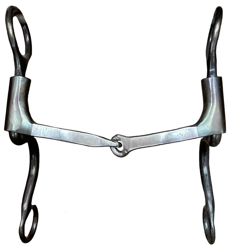 Load image into Gallery viewer, Dutton Short S Calvary Shank Square Snaffle Bit
