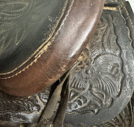 Used Old Style No Name Saddle 14.5"