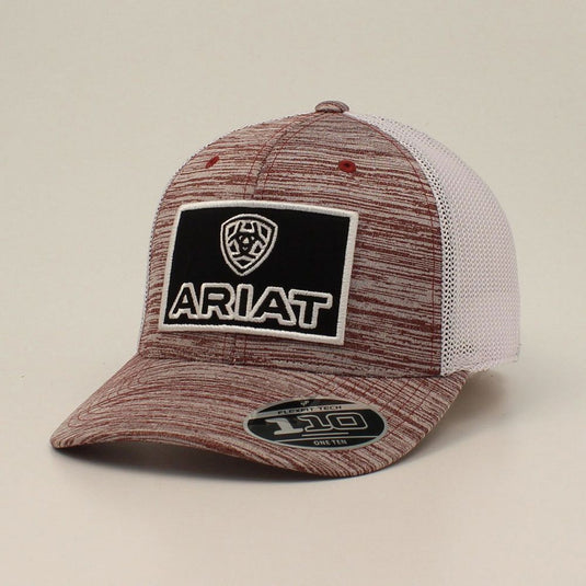 Ariat Ball Cap - Heather Red/White
