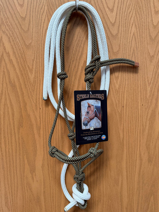 Steele Rope Halter with 10' Lead - Weanling