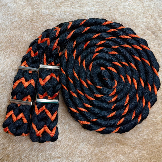 Gale Beebe 9 Plait Flat Braided Barrel Reins