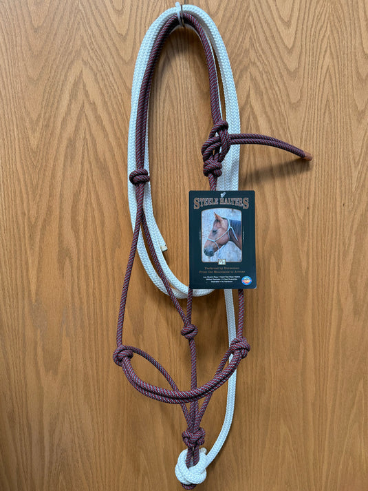 Steele Rope Halter with 12' Lead - Standard Horse