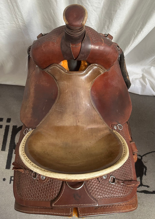 Used Circle Y All Around Saddle 15"