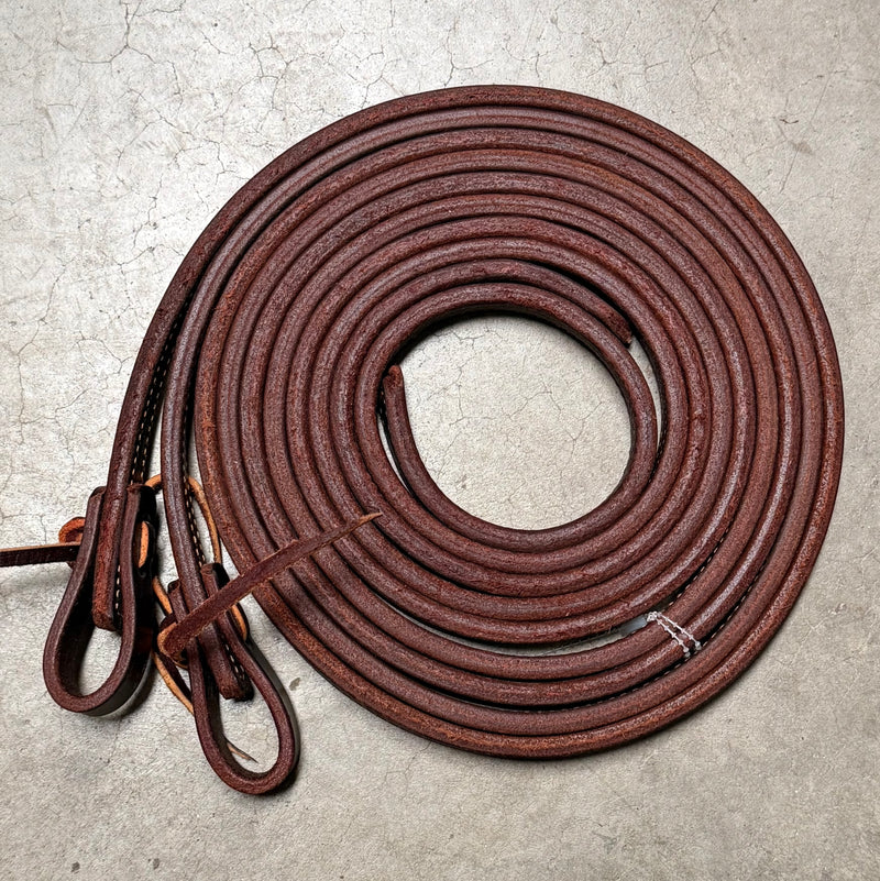 Load image into Gallery viewer, Doubled &amp; Stitched Split Reins 5/8”
