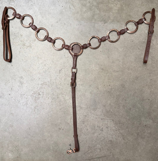 Used Copper Rings Breast Collar
