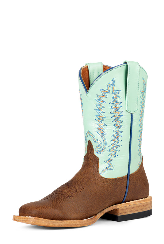 Anderson Bean Kid's Coach Shrunken Shoulder DB Toe Boot - Mint Glove