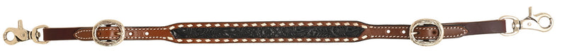 Load image into Gallery viewer, Rafter T Floral Tooled Wither Strap
