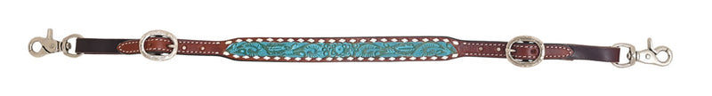 Load image into Gallery viewer, Rafter T Floral Tooled Wither Strap
