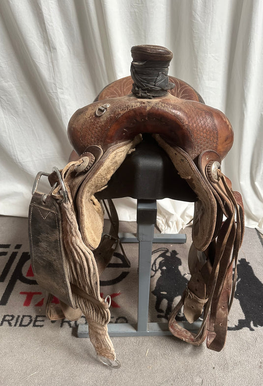 Used Circle Y Team Roper Saddle 15"