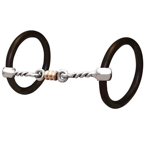 Load image into Gallery viewer, Professional's Choice Bob Avila O-Ring Three Piece Twist Snaffle Bit
