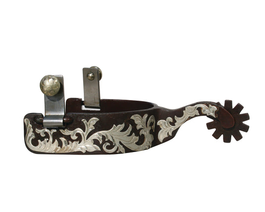 Professional's Choice Avila Collection Medium Shank Floral Spurs
