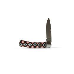 Ariat Single Blade Folding Knife - Southwestern Graphic