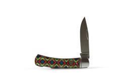 Ariat Single Blade Folding Knife - Southwestern Graphic