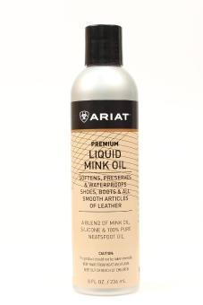 Ariat Premium Liquid Mink Oil - 8 oz.