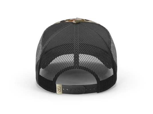 Lone Star Ropes Script Trucker Ball Cap - Old School Camo