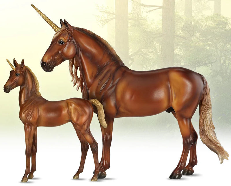 Load image into Gallery viewer, Breyer Cyrus &amp; Solana: Unicorn Stallion &amp; Foal
