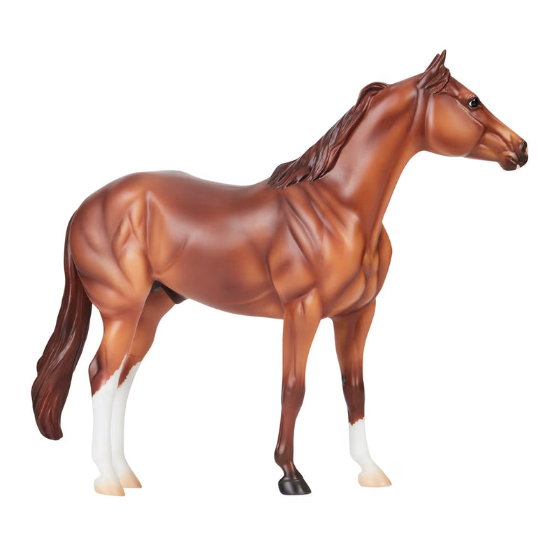 Load image into Gallery viewer, Breyer Apollitical Jess QH Racehorse
